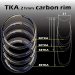 Carbon wheelset tubolare