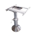 Adjustable Table Pedestal with Sliding Tabletop