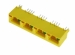 Connector, RJ11, 6P, R/A, DIP, 4 PORTS