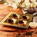 Gold Foil Dessert Plates