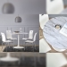 Marble Finish Dining Table