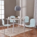 Minimalist Metal Dining Table
