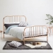 Metal Bed Rose Gold Plated