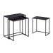 Black Metal Side Table