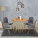 Small Wood Metal Dining Table