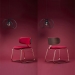 Rose Gold Frame Dining Chair