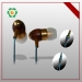 Wooden in-ear earphone