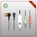 Metallic In-ear style earphone for computer