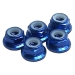 Aluminium Nut Kunci Biru flens