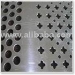Perforiertes Metallineinander greifen