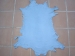 Pieles azules mojadas de las ovejas