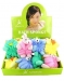 Mandi scrub spons hewan di layar