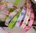 Printed/painted grosgrain ribbon, novelty ribbon