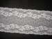 Lace Trim 6.9" White with Flowers