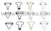 Metallo Buckles per Textile, Bags, Shoes Accessories