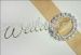 OVAL RHINESTONE RIBBON SLIDER BUCKLE