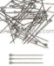 Stainless Steel Pins with silver color plastic head