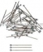 Stainless Steel Pins with silver color plastic head