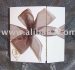 Nozze Invitation con il nastro & i cuori del organza