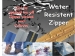Water Resistant Zipper