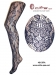 [Tights Fishnet de lujo de la calcetería] patrón floral Pantyhose - 04910RACL