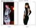 Bodycon kontemporer gaun dengan punggung terbuka
