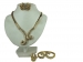 Mode Gold Plated Jewelry Set (12.10 euros/unité)