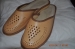 chaussures en cuir de poussoirs