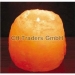 Offriamo Himalayan Crystal Rock Salt Candle Holders/Tea Light in Natural e in Crafted Shapes,