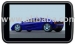 GPS navigasi dengan GPRS GSM transmisi telepon / sms