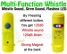 ÇOK FONKSİYON ELEKTRONİK WHISTLE