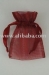 burgandy  wedding favours and gift bag