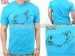 Nieuwe Mens T-shirt Top Shirt van blauw