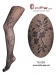 [Tights Fishnet de lujo de la calcetería] patrón floral Pantyhose - 07053R0CL
