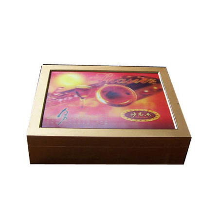 Caixa de madeira Mooncake - Wooden Mooncake Box 02