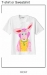 T-shirt com Cool Handdrawn Rabbit Print