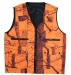 GreatHunters Hunting Vest, Camo, Red, Garments
